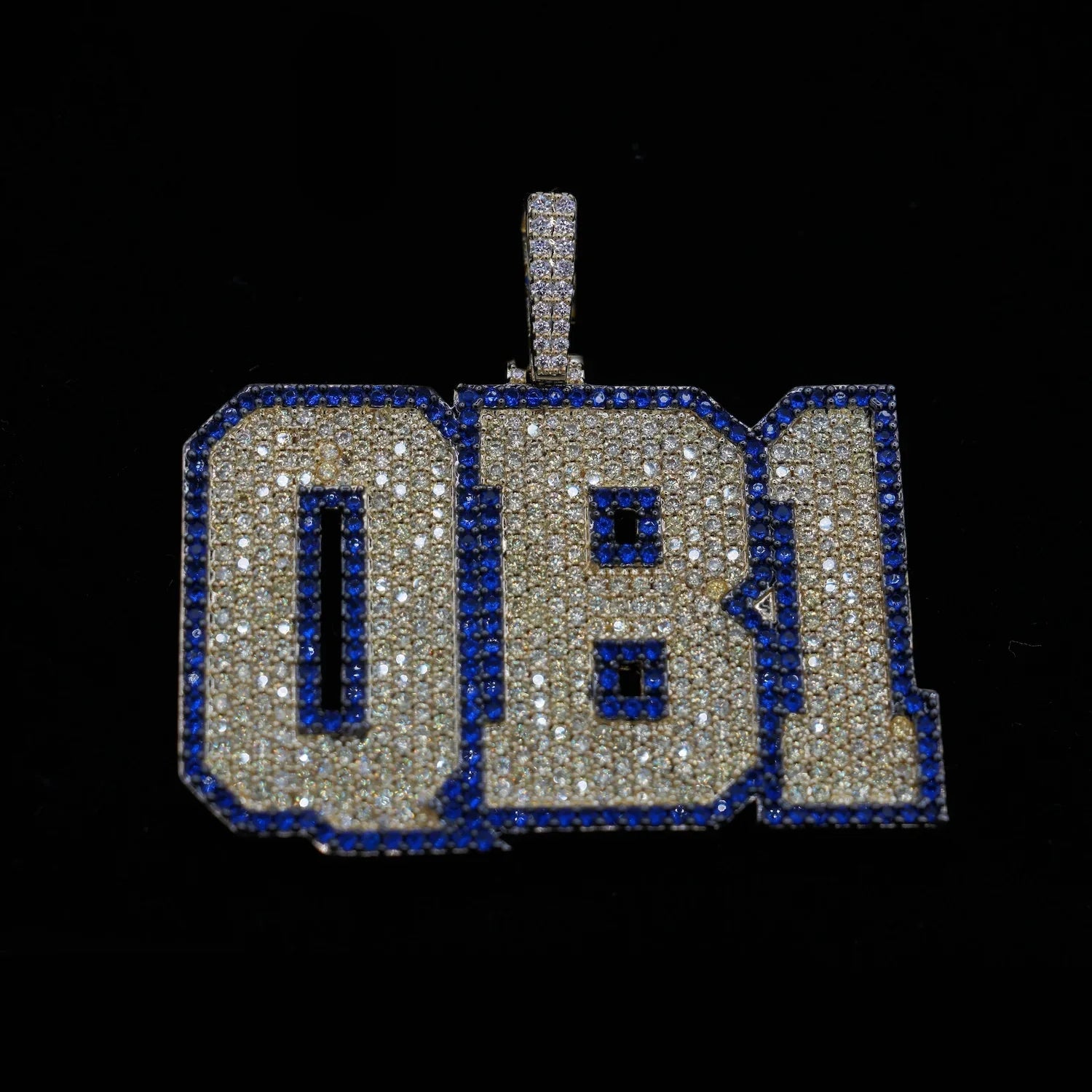 GLD X Bryce Underwood QB1 Pendant in Yellow Gold