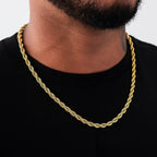 Rope Chain in Yellow Gold - 2mm