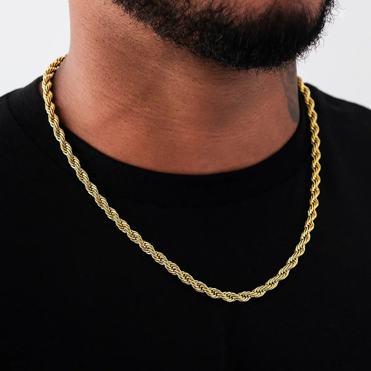 Rope Chain in Yellow Gold - 2mm