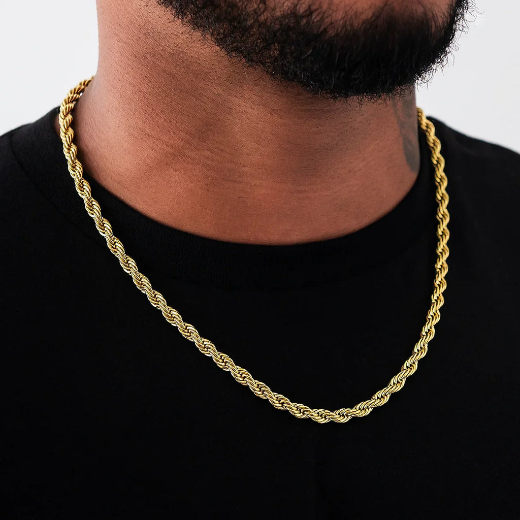 Rope Chain in Yellow Gold - 2mm