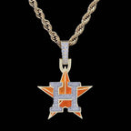 Houston Astros Official MLB Logo Pendant