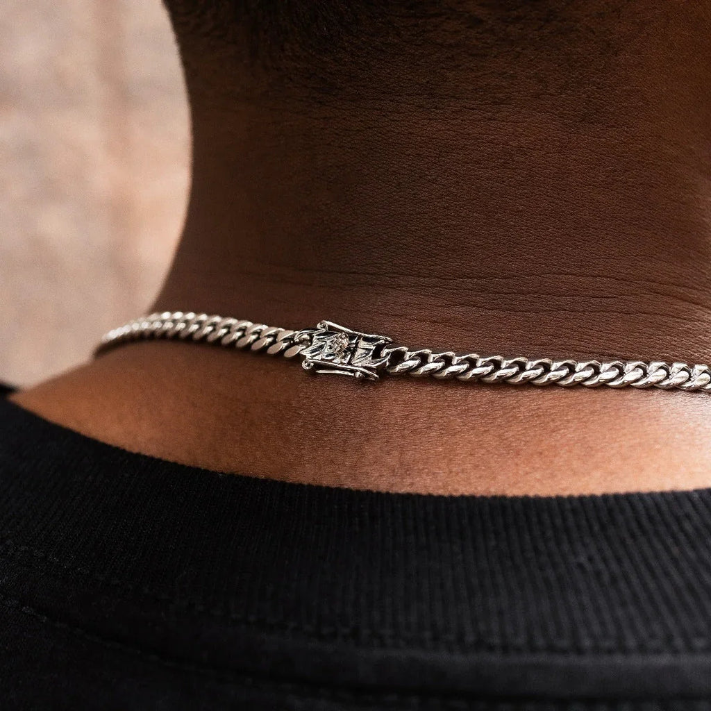 Miami Cuban Chain in White Gold - 5mm