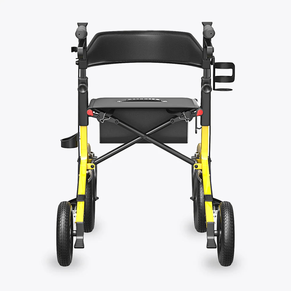 Z57 Outdoor Rollator Walker with 12" All Terrain Big Wheels
