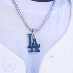 Los Angeles Dodgers 150th Anniversary Official MLB Logo Pendant