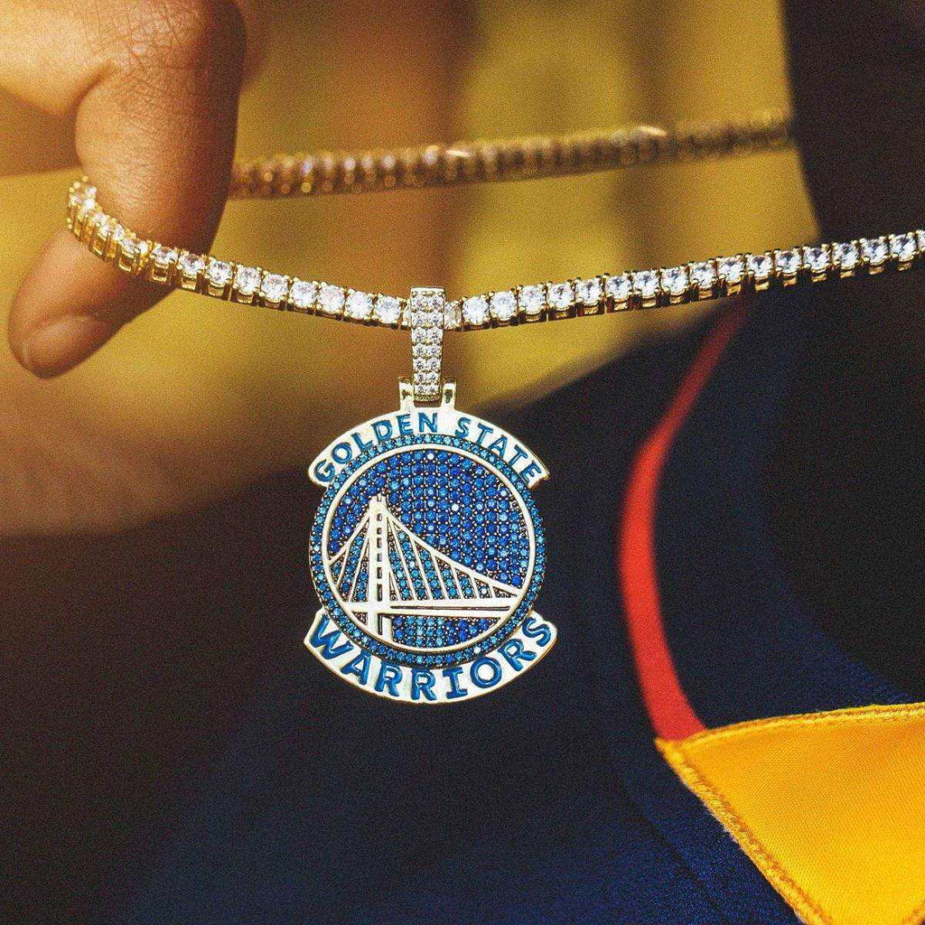 Golden State Warriors Official NBA Logo Pendant