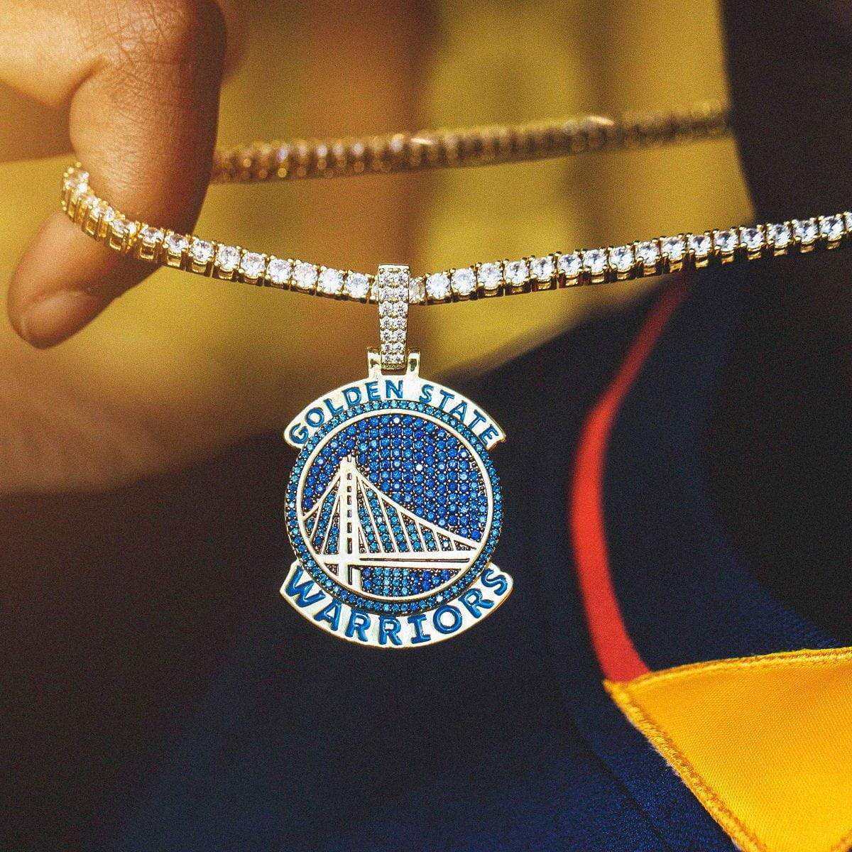 Golden State Warriors Official NBA Logo Pendant
