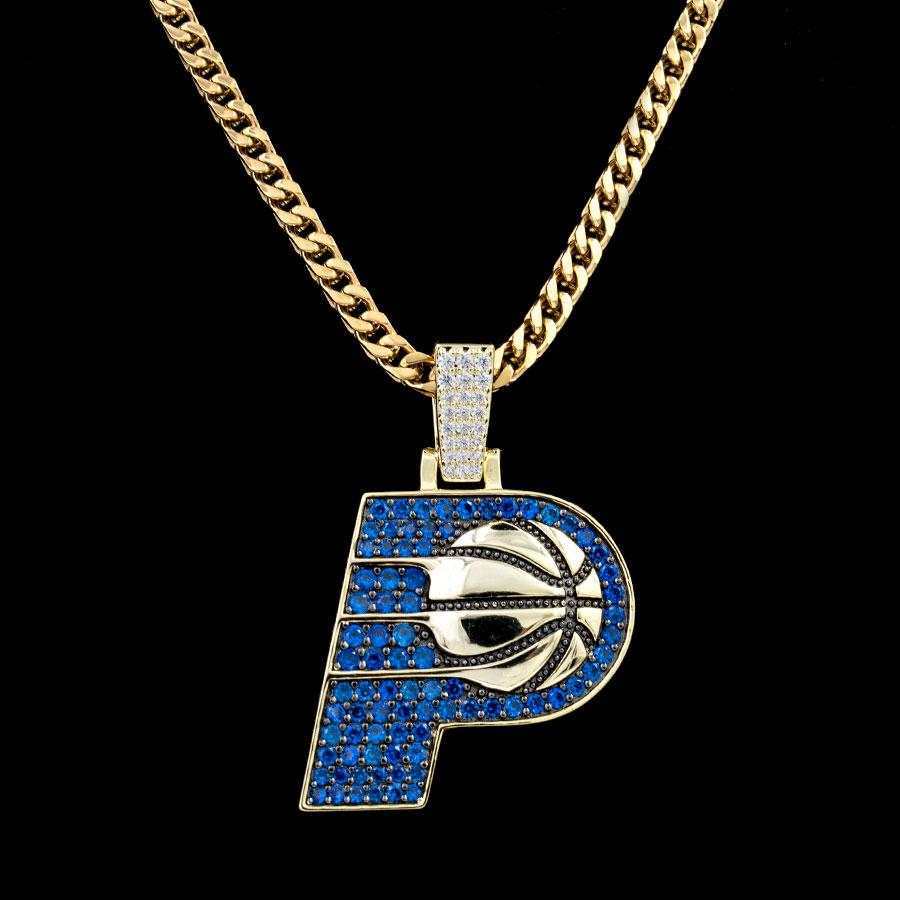Indiana Pacers Official NBA Logo Pendant