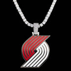 Portland Trail Blazers Official NBA Logo Pendant