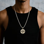 Houston Texans Official NFL Coin Pendant in Yellow Gold