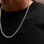 Miami Cuban Chain in White Gold - 5mm