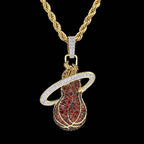 Miami Heat Official NBA Logo Pendant
