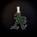 Oakland Athletics Official MLB Logo Pendant