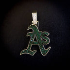 Oakland Athletics Official MLB Logo Pendant
