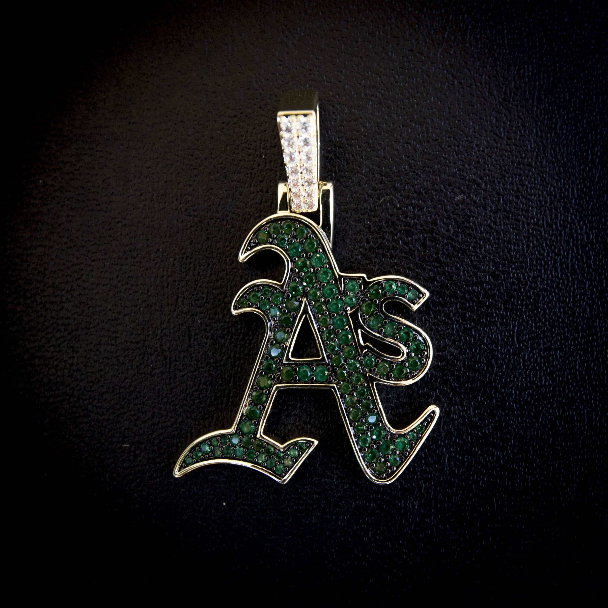 Oakland Athletics Official MLB Logo Pendant