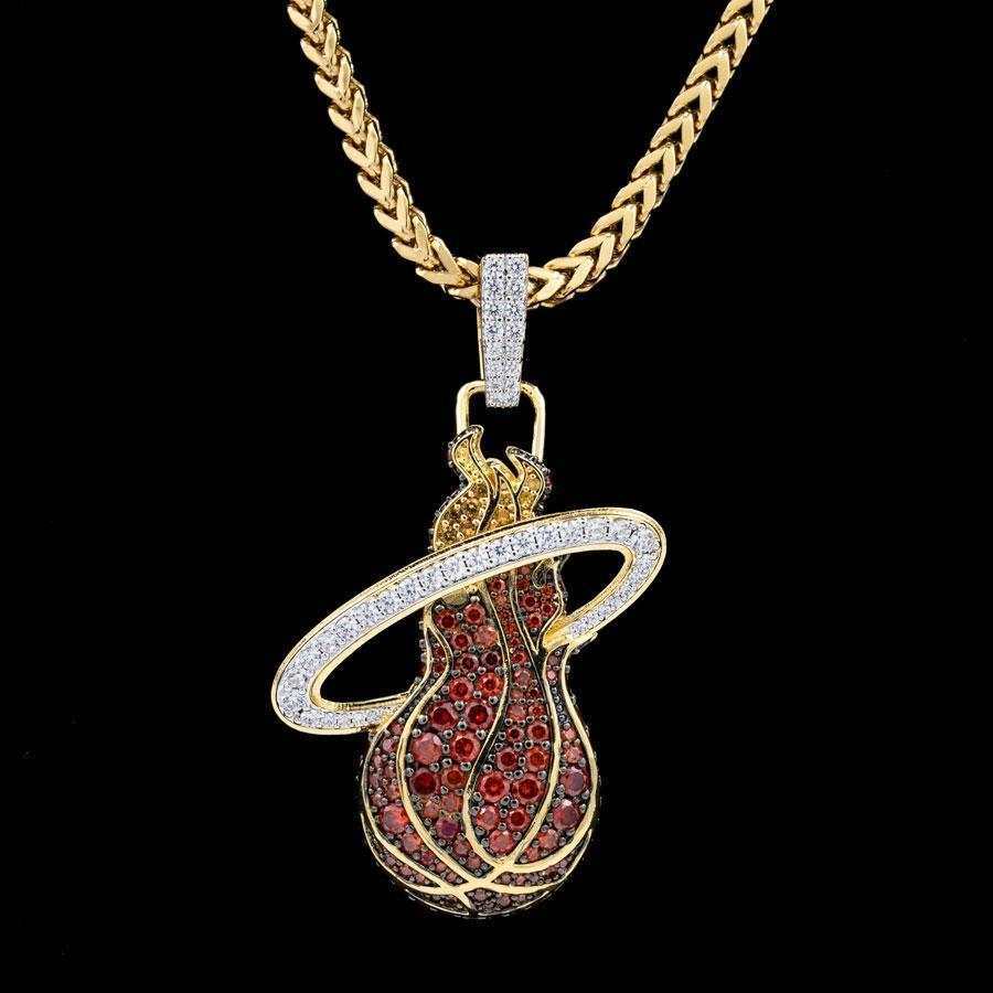 Miami Heat Official NBA Logo Pendant