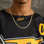 Curb Chain in Yellow Gold - 4mm