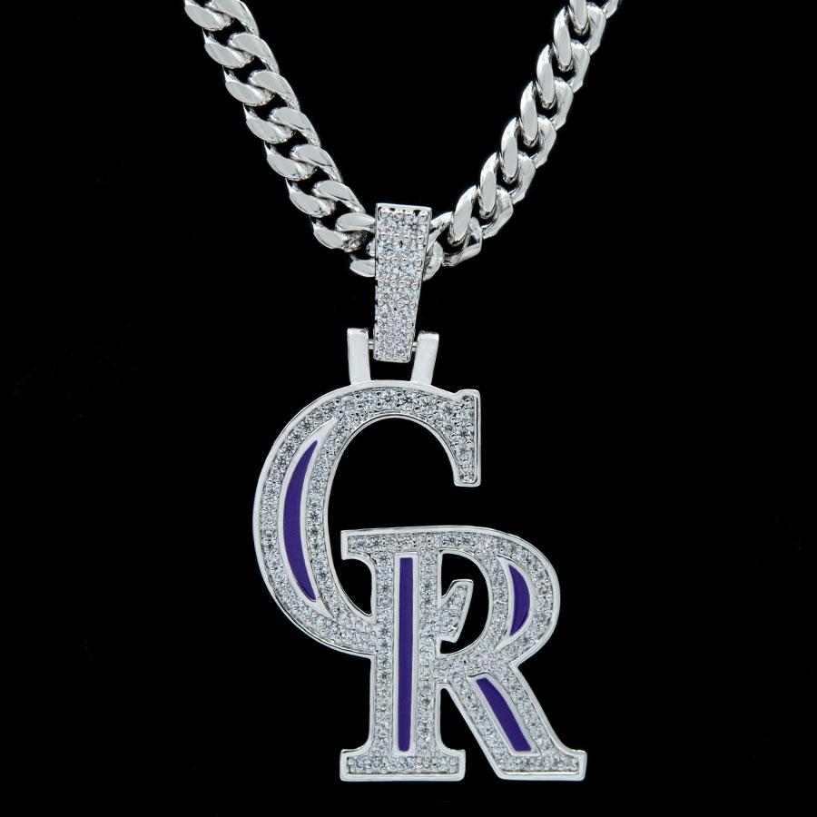 Colorado Rockies Official MLB Logo Pendant