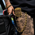 Golf Tee Belt Holder Accessory in Yellow Gold