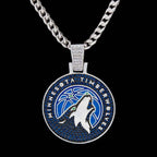 Minnesota Timberwolves Official NBA Logo Pendant