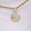 Golden State Warriors Official NBA Micro Logo Pendant