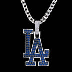 Los Angeles Dodgers 150th Anniversary Official MLB Logo Pendant