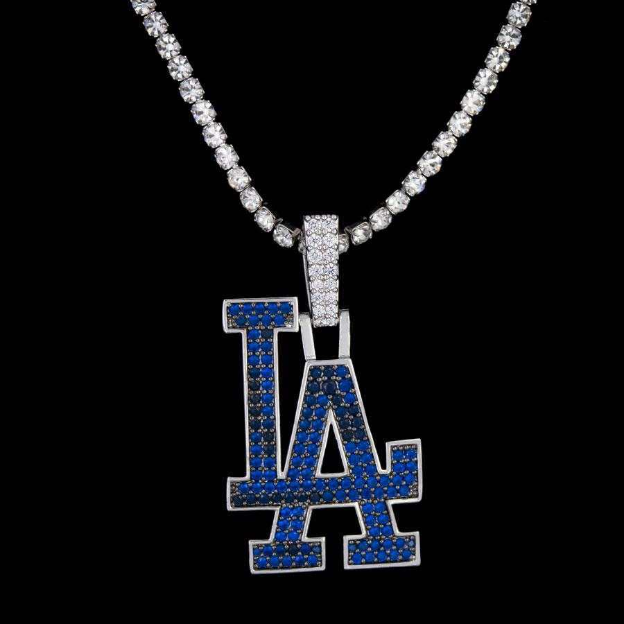 Los Angeles Dodgers 150th Anniversary Official MLB Logo Pendant