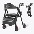 Z63 Rollator with Adjustable Resistance - Speed Control Walker