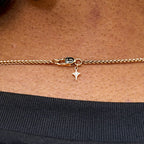 Palm Chain + Bracelet Bundle in Rose Gold - 2MM