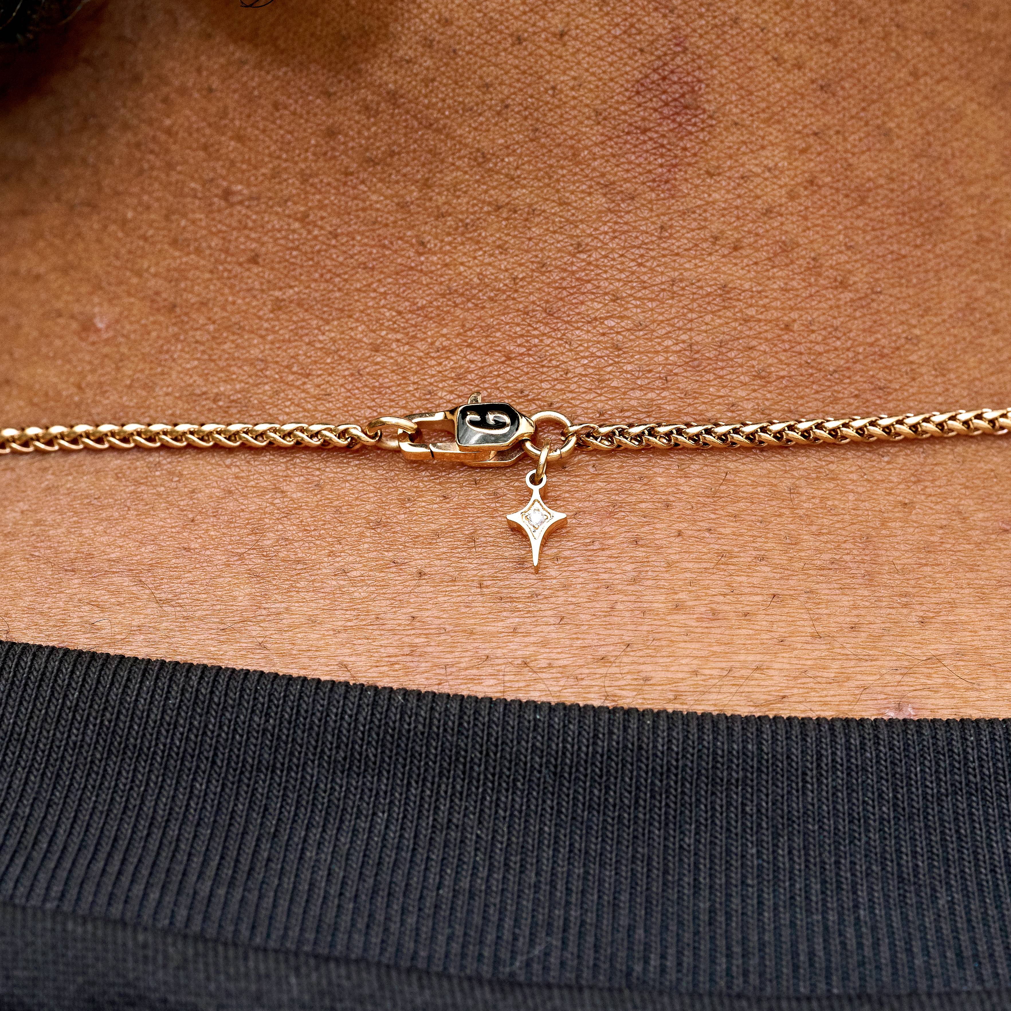 Palm Chain in Rose Gold - 2mm