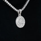 Philadelphia 76ers Official NBA Micro Logo Pendant in White Gold