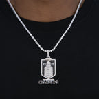 Iced 2026 Stanley Cup Official NHL Champion Pendant in White Gold