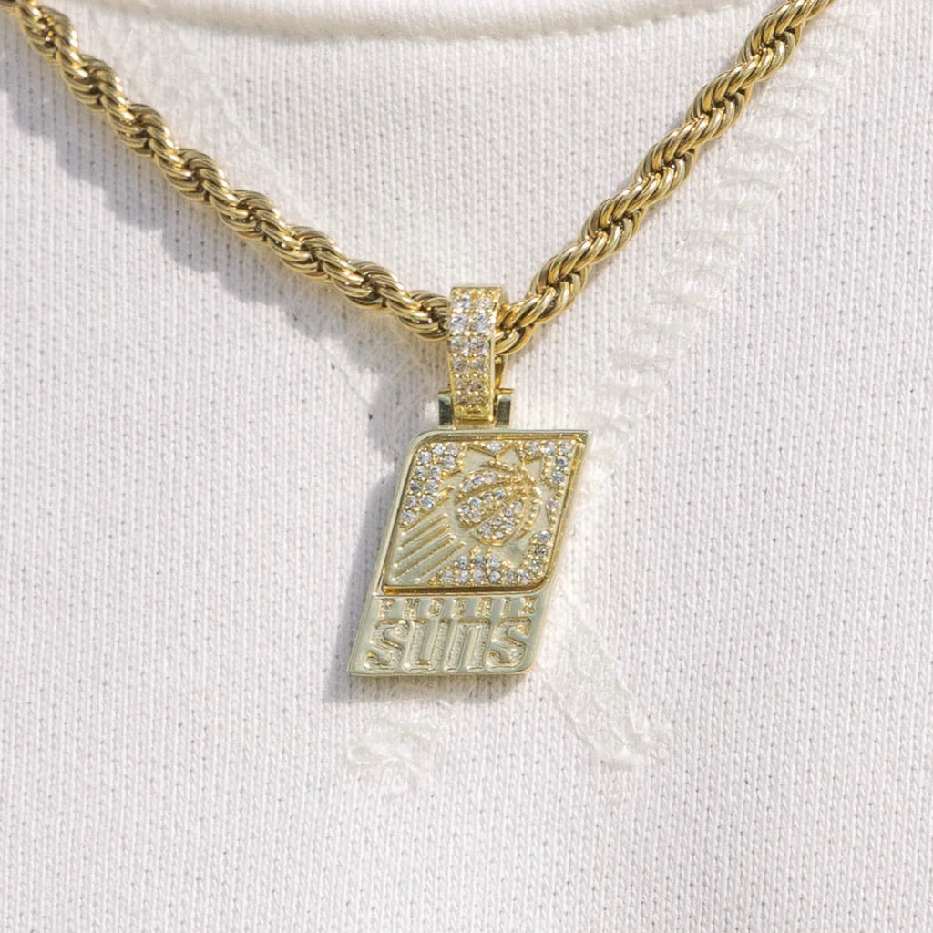 Phoenix Suns Official NBA Micro Logo Pendant