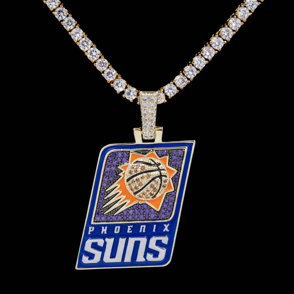 Phoenix Suns Official NBA Logo Pendant