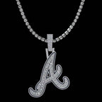 Atlanta Braves Official MLB Logo Pendant