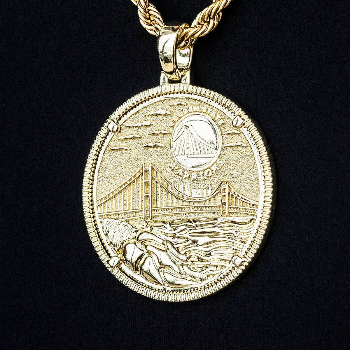 Golden State Warriors Official NBA Coin Pendant