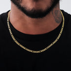 Figaro Chain in Yellow Gold - 4mm
