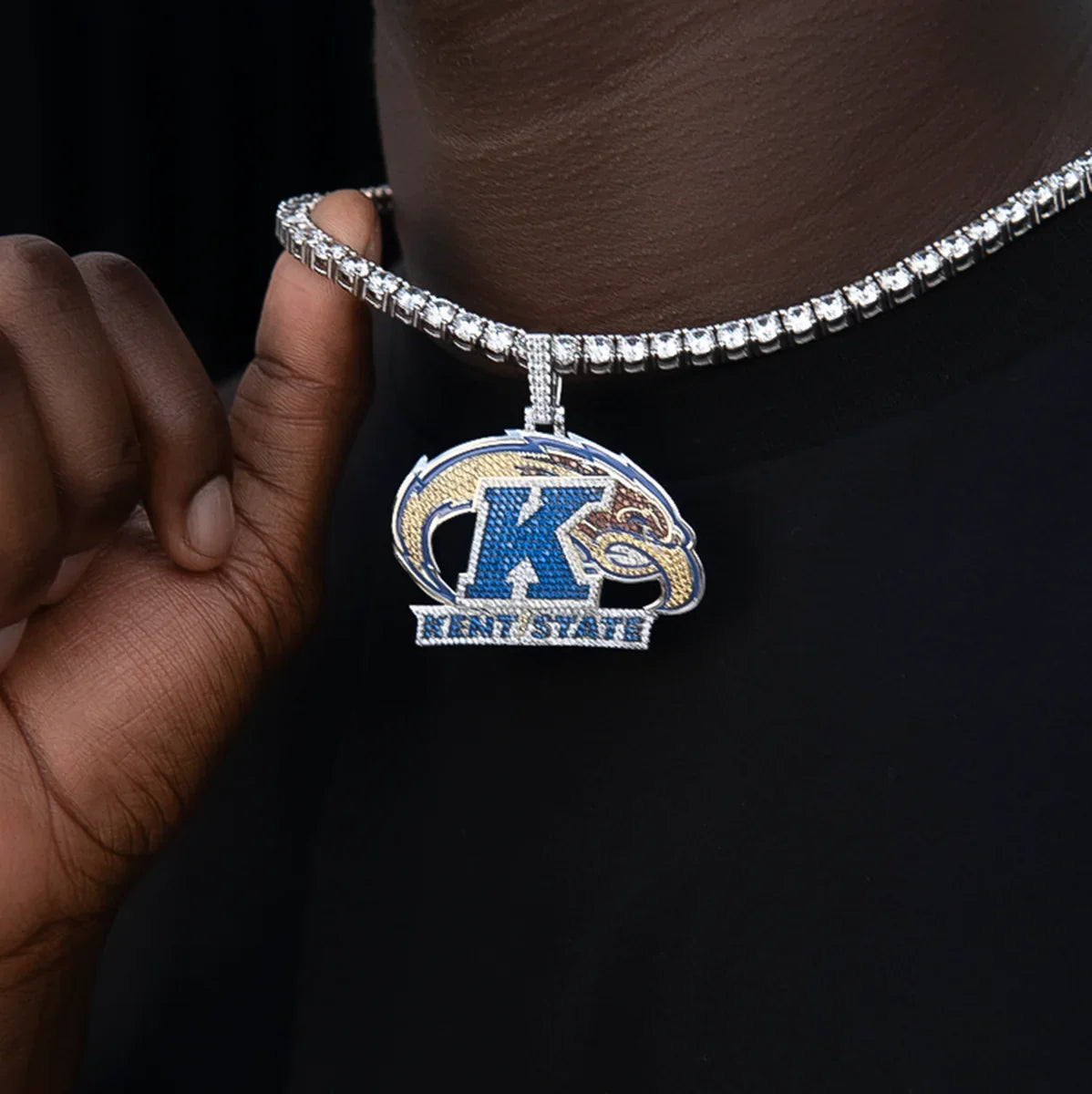 Kent State University Golden Flashes Official NCAA Logo Pendant