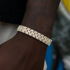Diamond Spine Chain + Bracelet Bundle in Yellow Gold