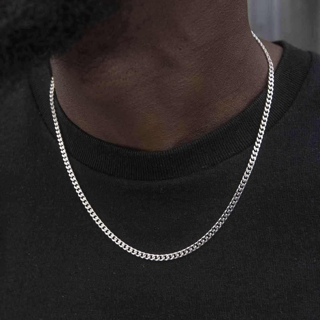 GOAT and Bolt Set in White Gold