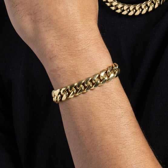 GLD Signature Cuban Chain + Bracelet Bundle - 12mm
