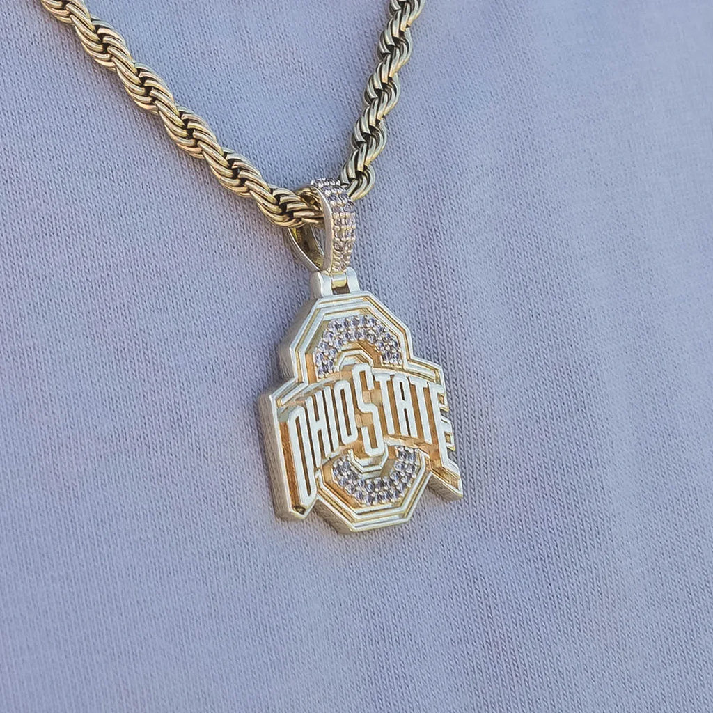 Ohio State Buckeyes Official NCAA Micro Logo Pendant