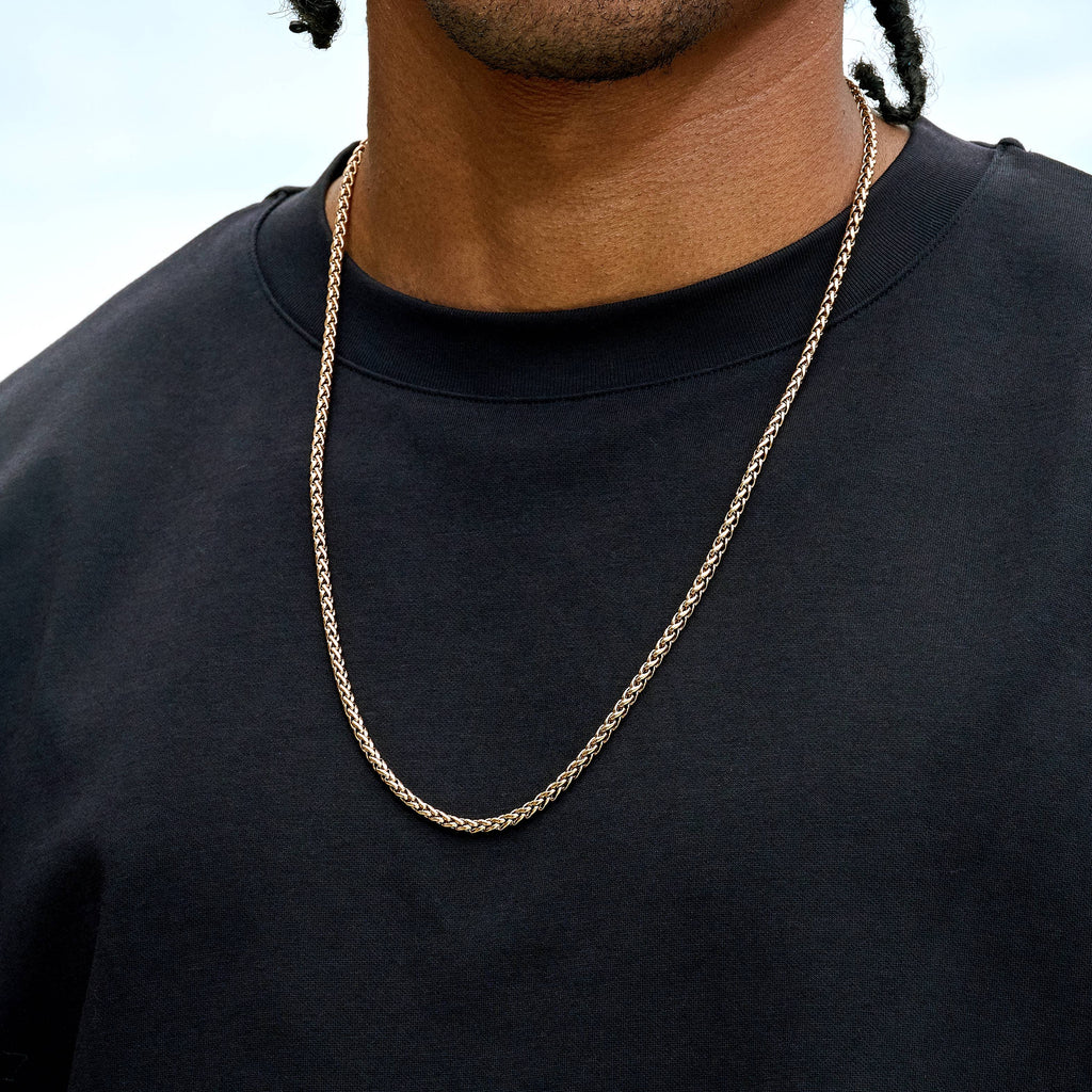 Palm Chain in Rose Gold - 4mm
