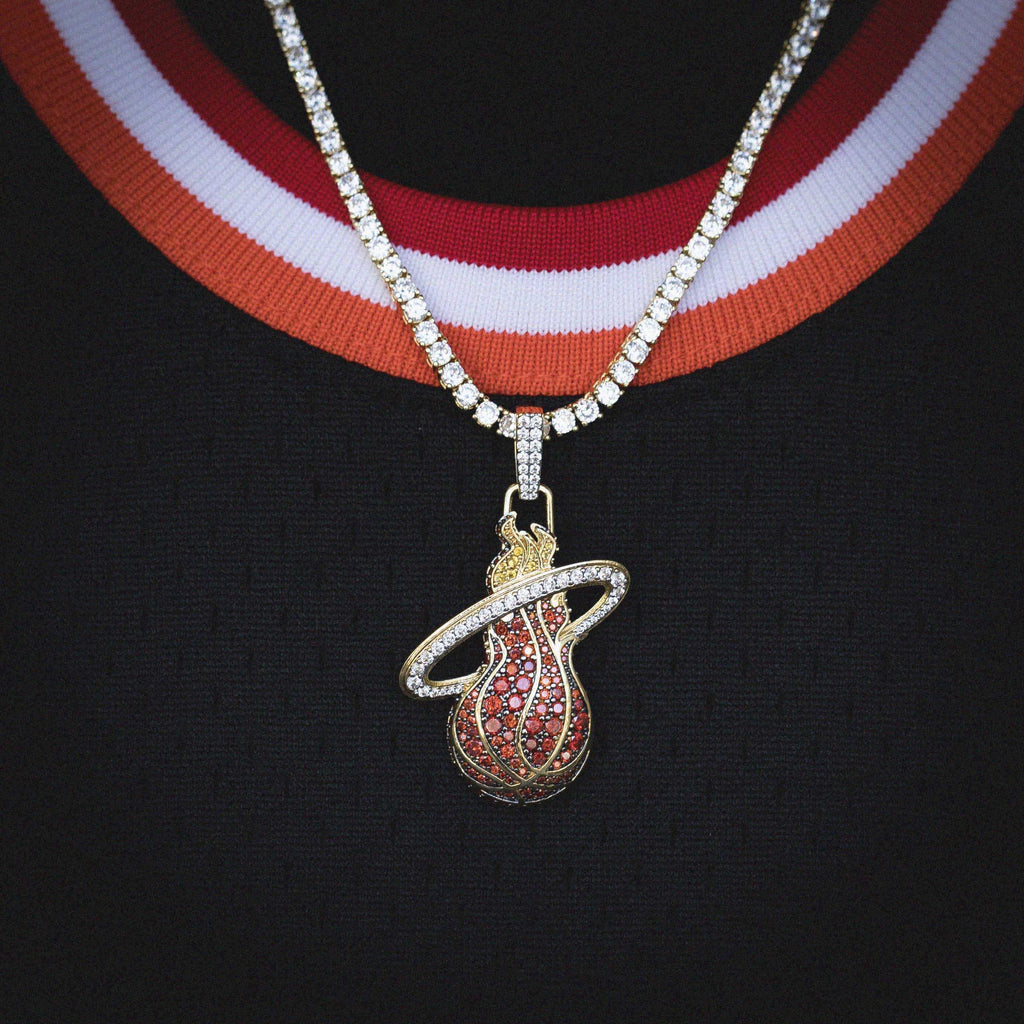 Miami Heat Official NBA Logo Pendant