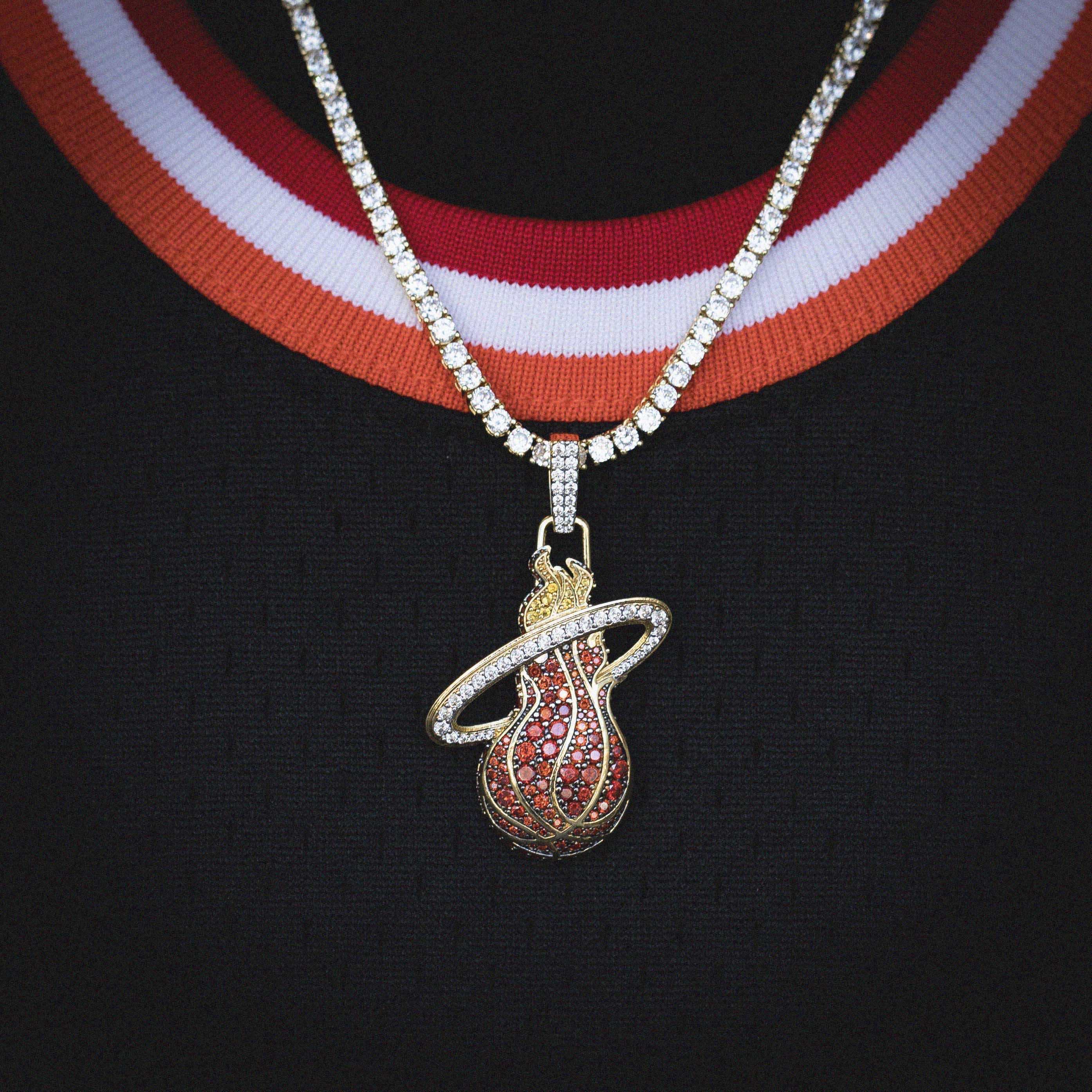 Miami Heat Official NBA Logo Pendant