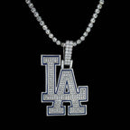 Los Angeles Dodgers Official MLB Logo Pendant