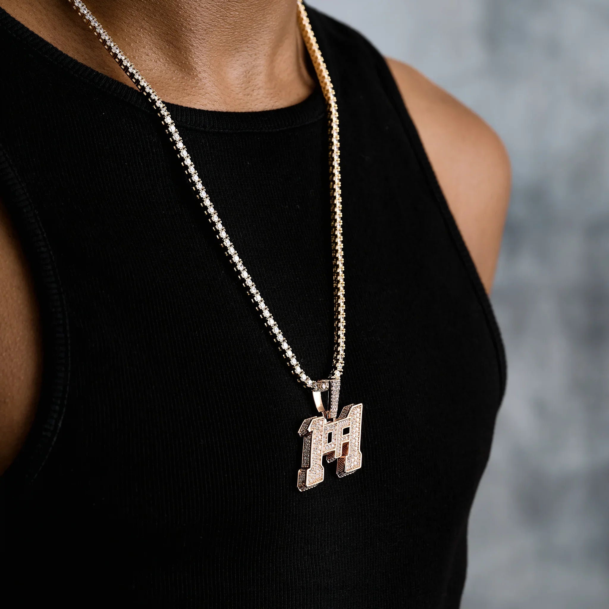 "1of1" Pendant in Rose Gold