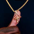 Iced Mushroom Pendant