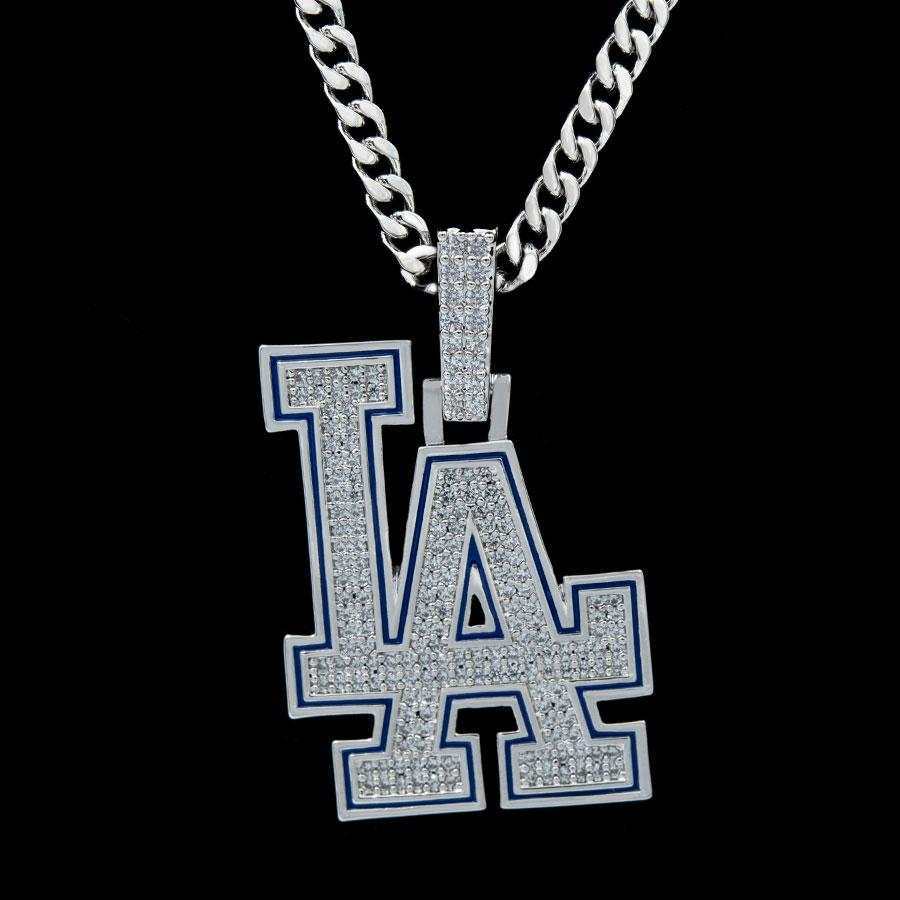 Los Angeles Dodgers Official MLB Logo Pendant