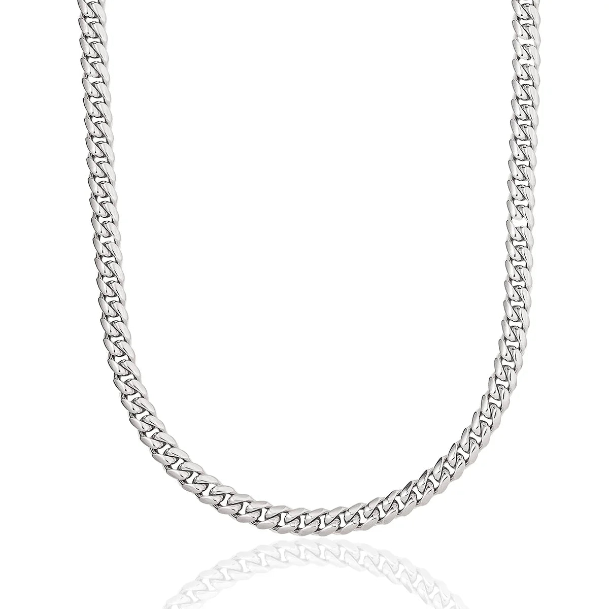 GLD Signature Cuban in White Gold - 6mm