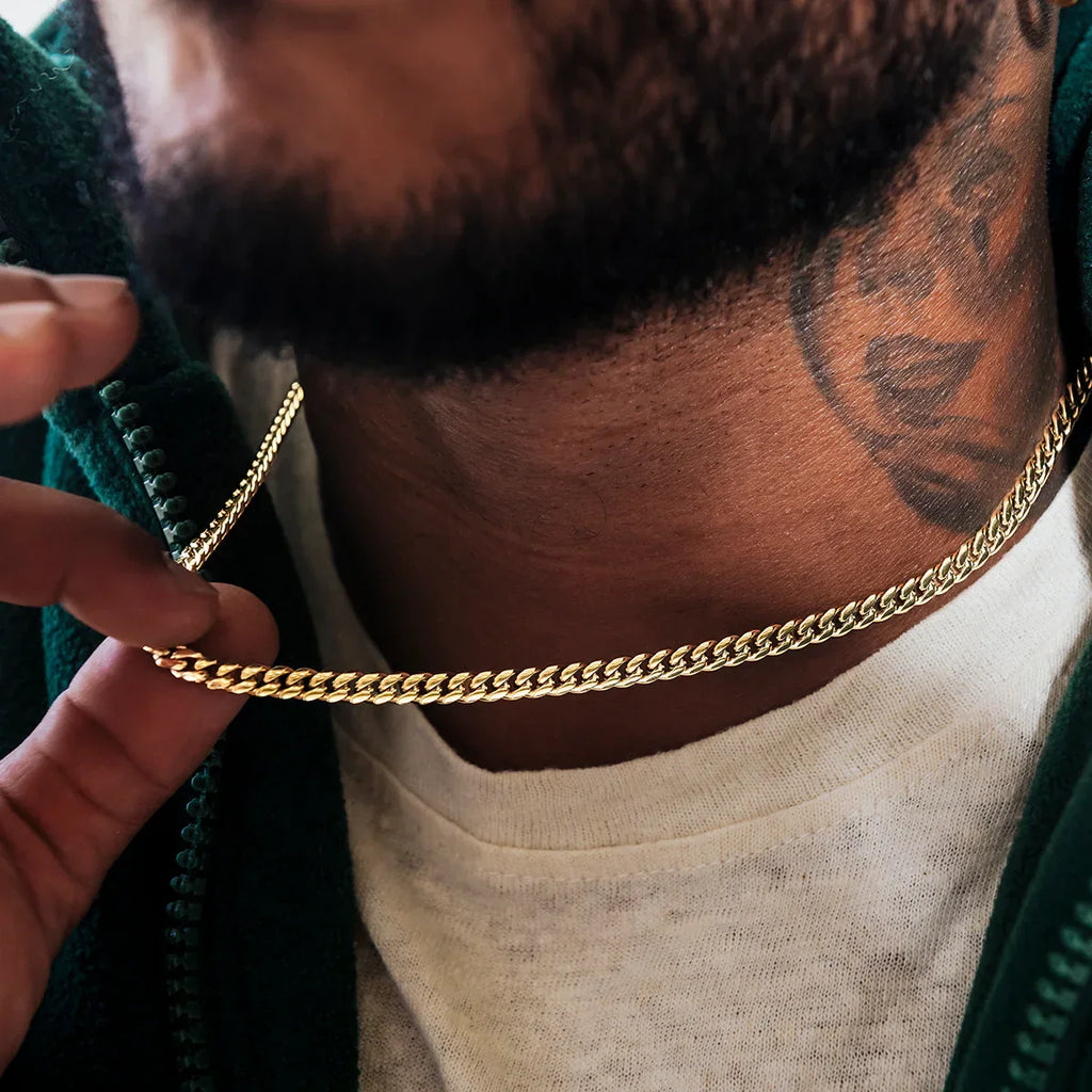 Miami Cuban Chain in Yellow Gold - 5mm
